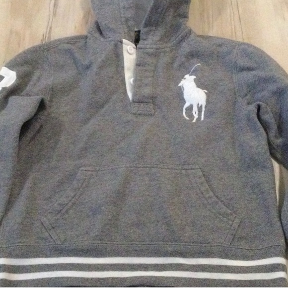 Polo Ralph Lauren - Big Pony gray hoodie - Picture 2 of 2